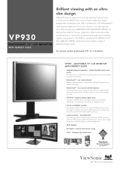 ViewSonic VP930 Brochure