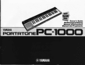 Yamaha PC-1000 Owner's Manual (image)