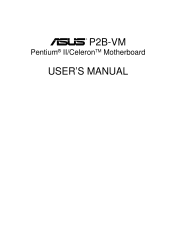 Asus P2B-VM P2B-VM User Manual