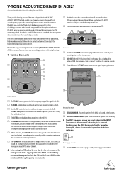 Behringer ADI21 Manual