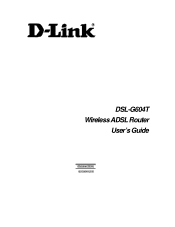 D-Link G604T Product Manual