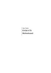 EVGA X79 SLI User Guide