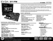 EVGA Z77 FTW PDF Spec Sheet