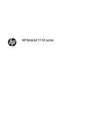 HP DeskJet Ink Advantage 1110 User Guide