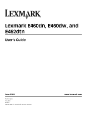 Lexmark E460DN User's Guide