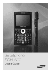 Samsung i600 User Manual