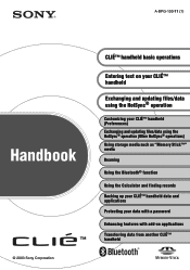 Sony PEG UX40 U CLIE Handbook