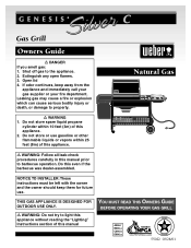 Weber Genesis Silver C NG Owner Manual