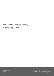 Dell Unity XT 480 EMC Unity Family Configuring vVols