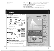 Lenovo ThinkPad X40 (Korean) Setup guide for ThinkPad X40 and X41