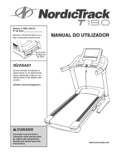 NordicTrack 19.0 Treadmill Portuguese Manual