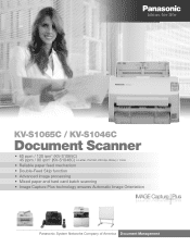 Panasonic KV-S1046C Brochure