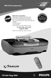 Philips AZ40001799 User manual