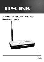 TP-Link TL-WR340G User Guide