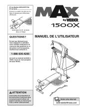 Weider Crossbar By 1500x Canadian French Manual