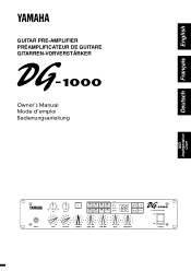 Yamaha DG-1000 Owner's Manual
