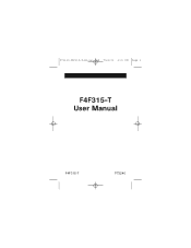 Belkin F4F315-T F4F315-T User Manual