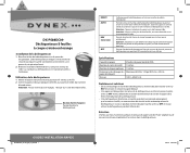 Dynex DX-PS08DC09 Quick Setup Guide (French)