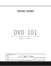 Harman Kardon DVD 101 Owners Manual