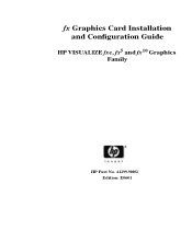 HP Workstation c3650 hp workstation hp-ux - Visualize fx graphics card installation guide