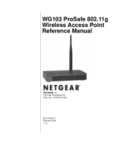 Netgear WG103 WG103 Reference Manual