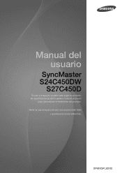 Samsung S23C450D User Manual Ver.1.0 (Spanish)
