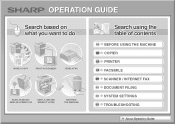 Sharp MX-3111U MX-3111U Operation Guide