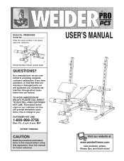 Weider Pro Pc3 English Manual