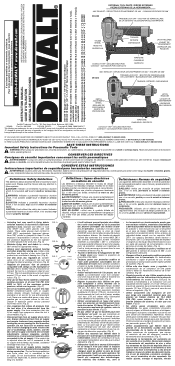Dewalt D51420K Instruction Manual