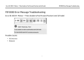 HP Scitex FB10000 Geffen TS Error 50034