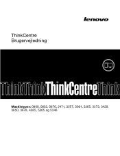 Lenovo ThinkCentre M90z (Danish) User Guide