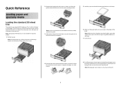 Lexmark 544dn Quick Reference