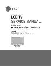 LG 42LB9D Service Manual
