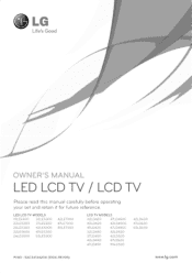 LG 42LD450C Owners Manual