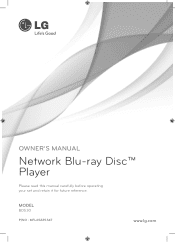 LG BD530 Owner's Manual