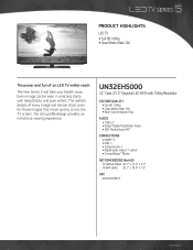 Samsung UN32EH5000FXZA Brochure