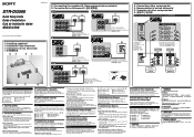 Sony STR-DG500 Quick Setup Guide