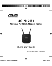 Asus 4G-N12 B1 QSG Quick Start Guide for European
