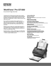 Epson GT S50 Product Brochure