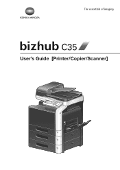 Konica Minolta bizhub C35 bizhub C35 Printer/Copier/Scanner User Guide