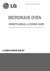 LG LCRM1240SW Owner's Manual (English)