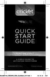 LG LW770 Quick Start Guide - English