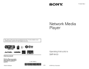 Sony SMP-N100 Operating Instructions
