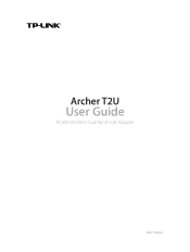 TP-Link Archer T2UArcher T2U Archer T2UEU V1 User Guide