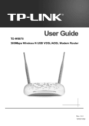 TP-Link TD-W9970 TD-W9970 V1 User Guide