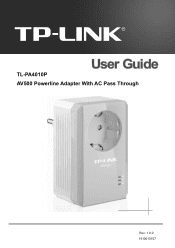 TP-Link TL-PA4010PKIT TL-PA4010PKIT V2 User Guide EU