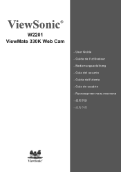 ViewSonic W2201 User Manual