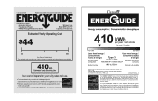 Whirlpool WRT1L1TZYS Energy Guide
