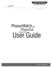 Xerox 7750DXF PhaserMatch and PhaserCal 4.0 User Guide