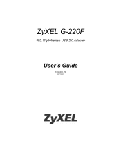 ZyXEL G-220F User Guide